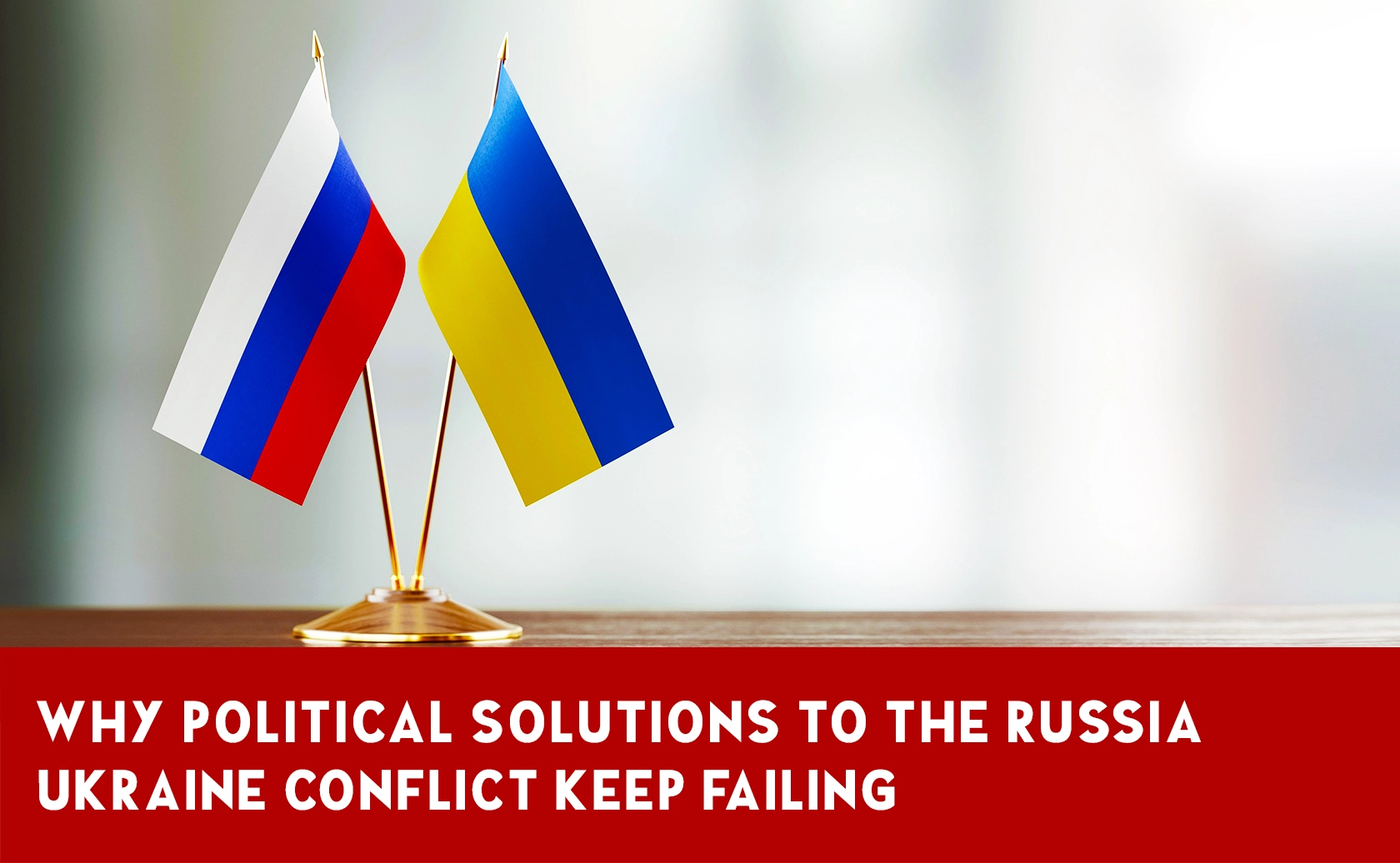 Why is a political solution not possible to resolve the crisis between Russia and Ukraine?